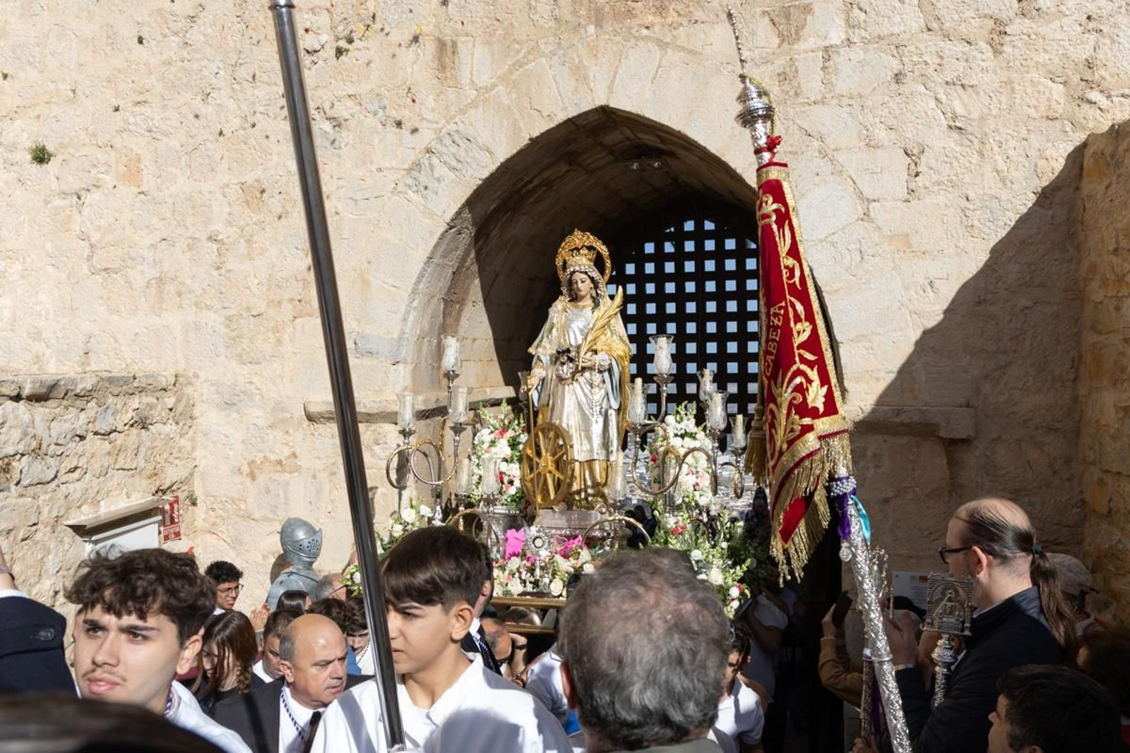 Romería en honor a Santa Catalina, en imágenes