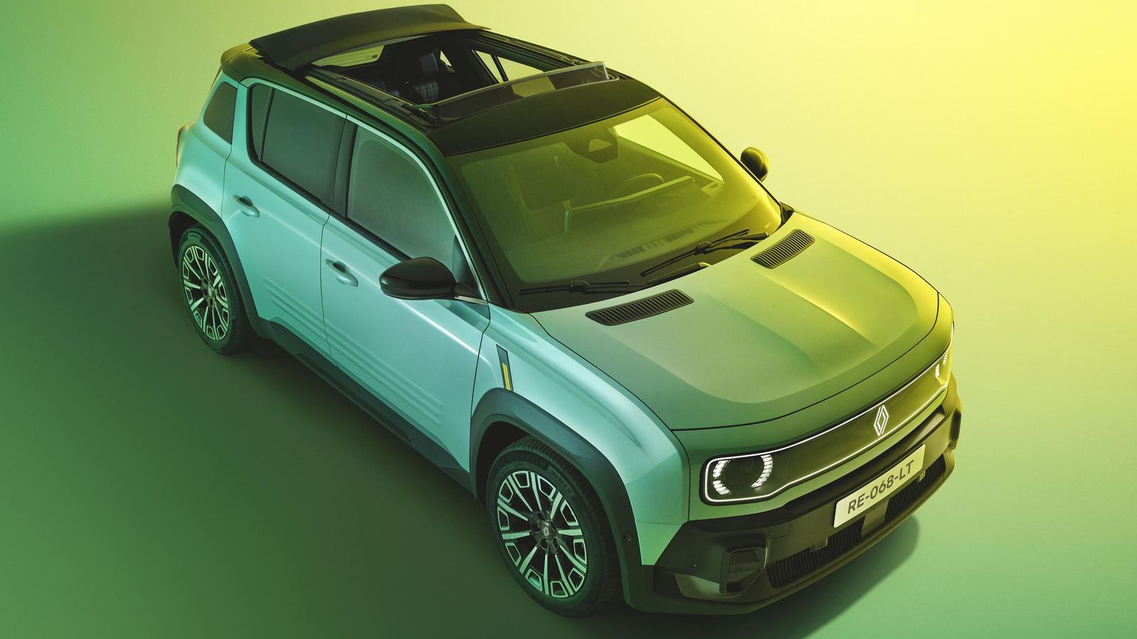 El techo corredizo de lona desarrollado por Webasto y Haartz tiene una estructura plástica en lugar de metálica para reducir su peso. Su tela se recoge, además, en tres pliegues.