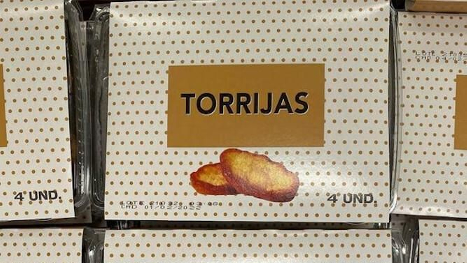 Las torrijas congeladas de Mercadona.