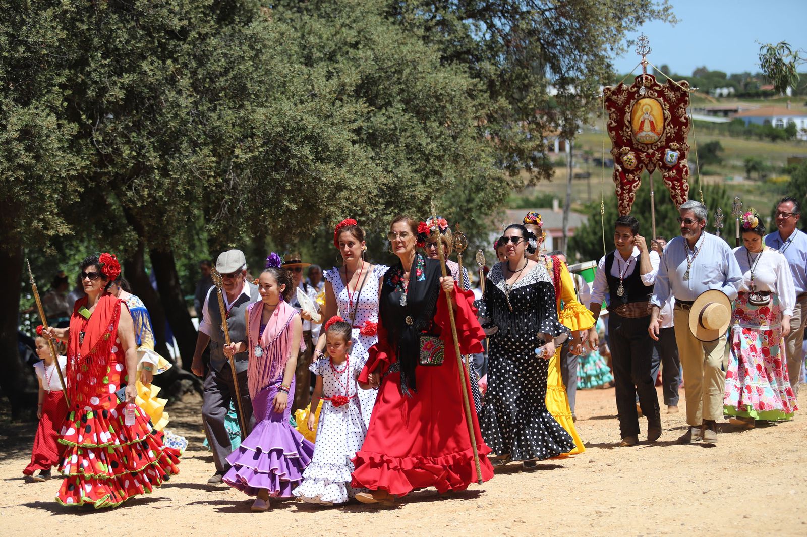 Imágenes de la presentación de las hermandades filiales ante la Virgen de Montemayor