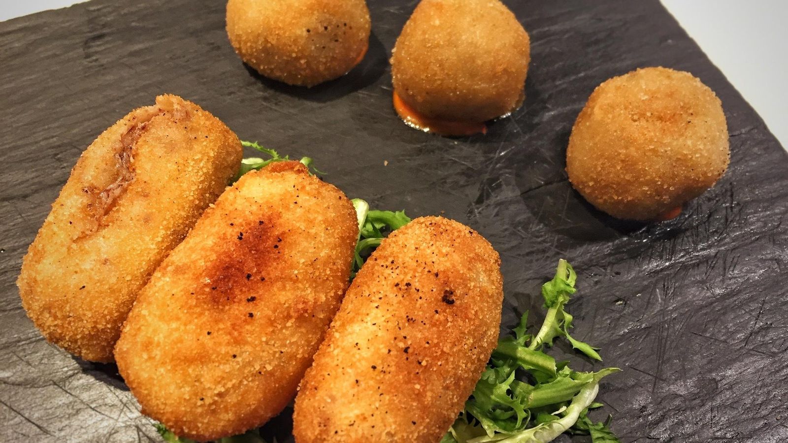 Croquetas del Restaurante Zarabanda.
