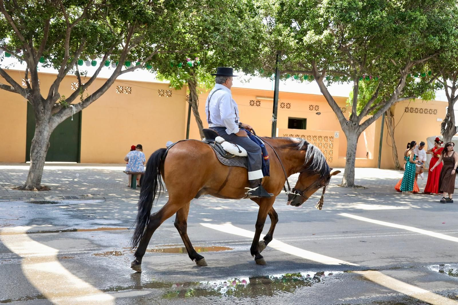 El domingo de Feria en el Real, en imágenes