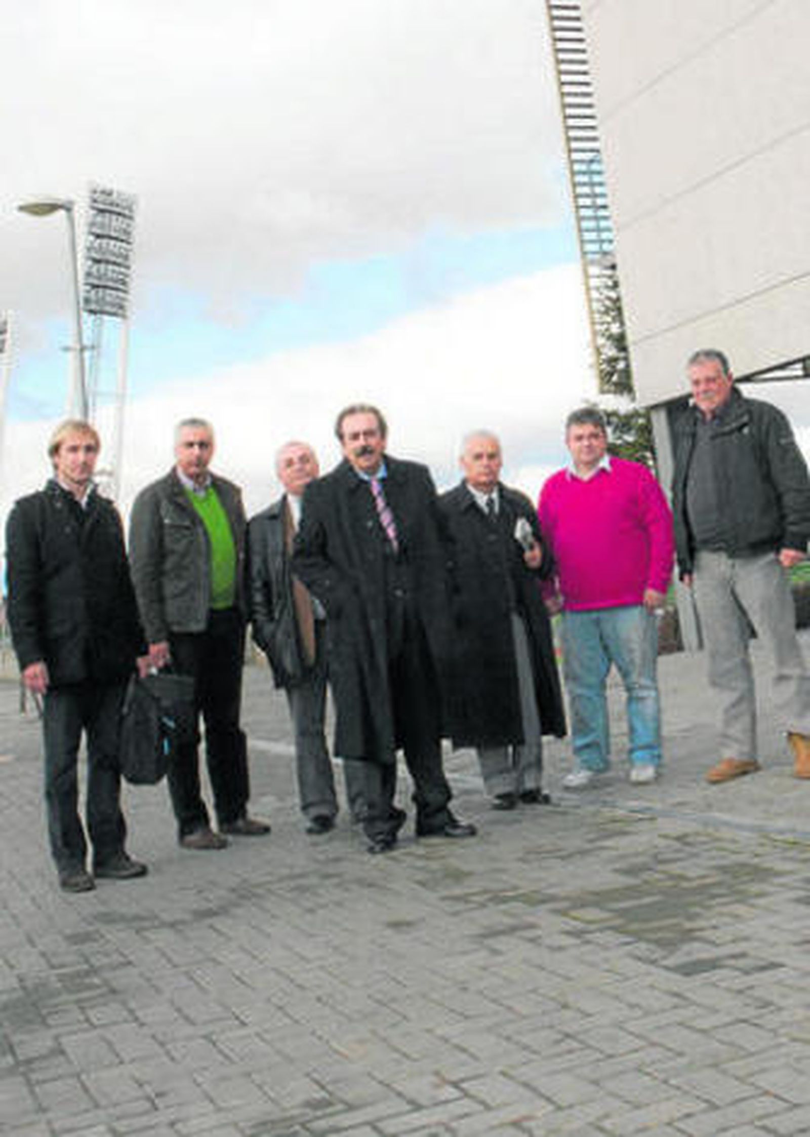 Directivos de la ACFA, en su visita a Madrid.