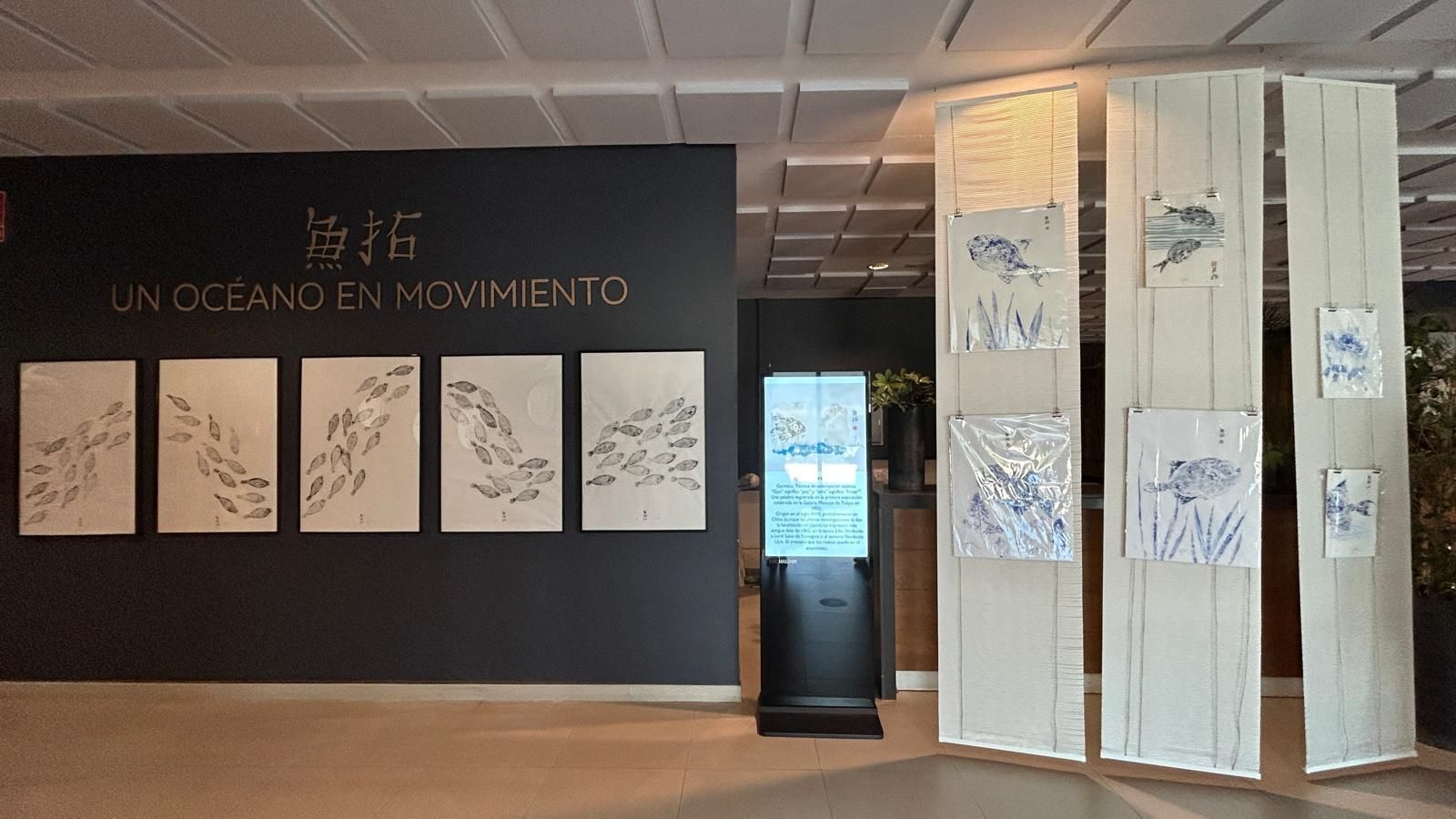 Algunas de las obras que se pueden ver en la muestra.