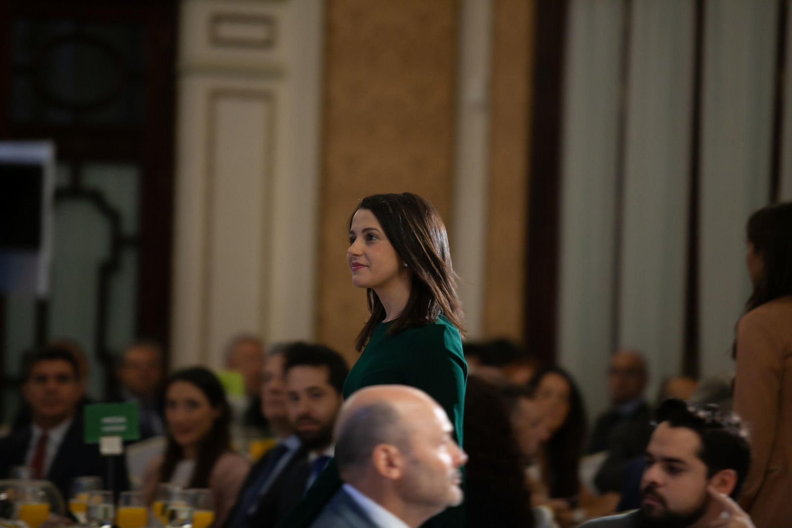 Inés Arrimadas, este martes en Sevilla.