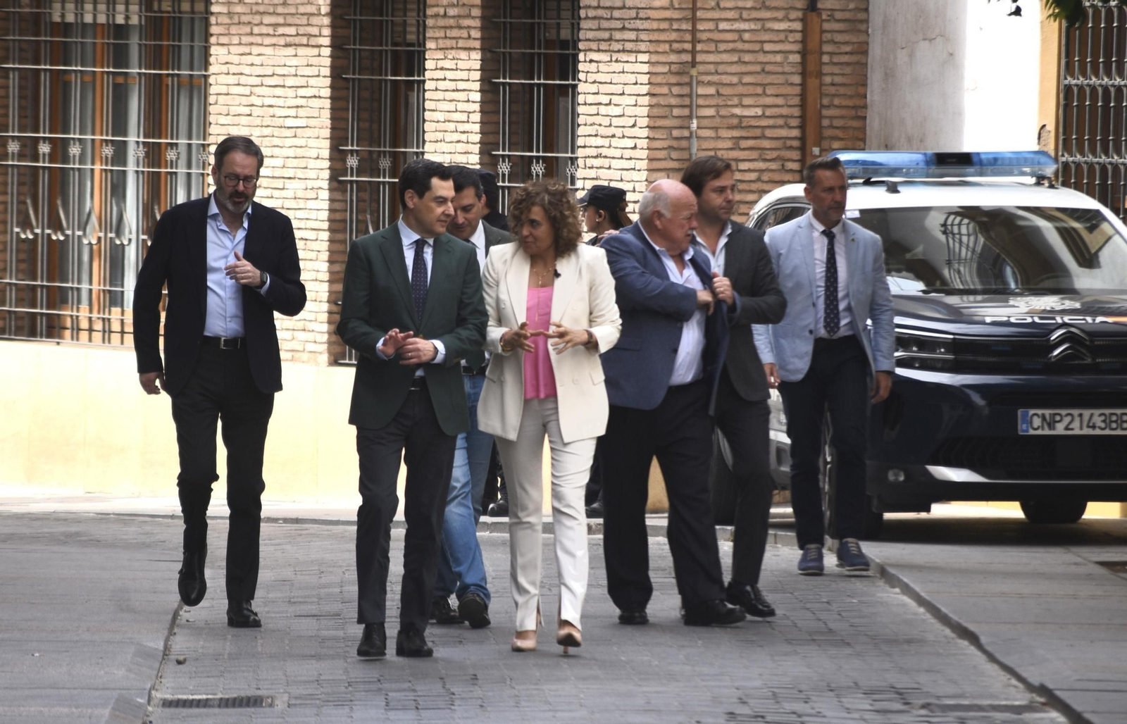 La visita de Núñez Feijóo y Juanma Moreno a Córdoba, en imágenes