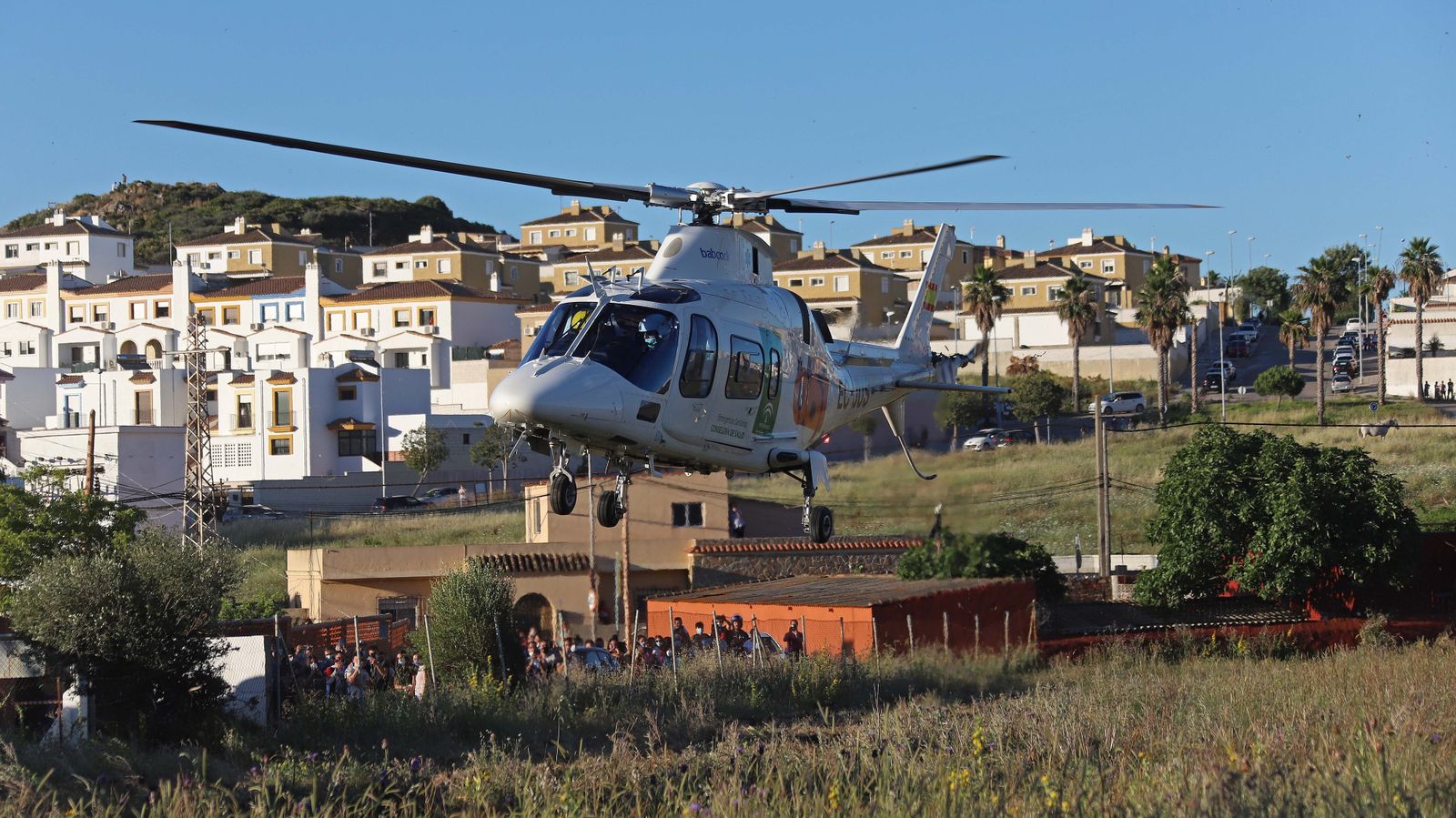 Rescate de un herido en las Pozas del Cobre