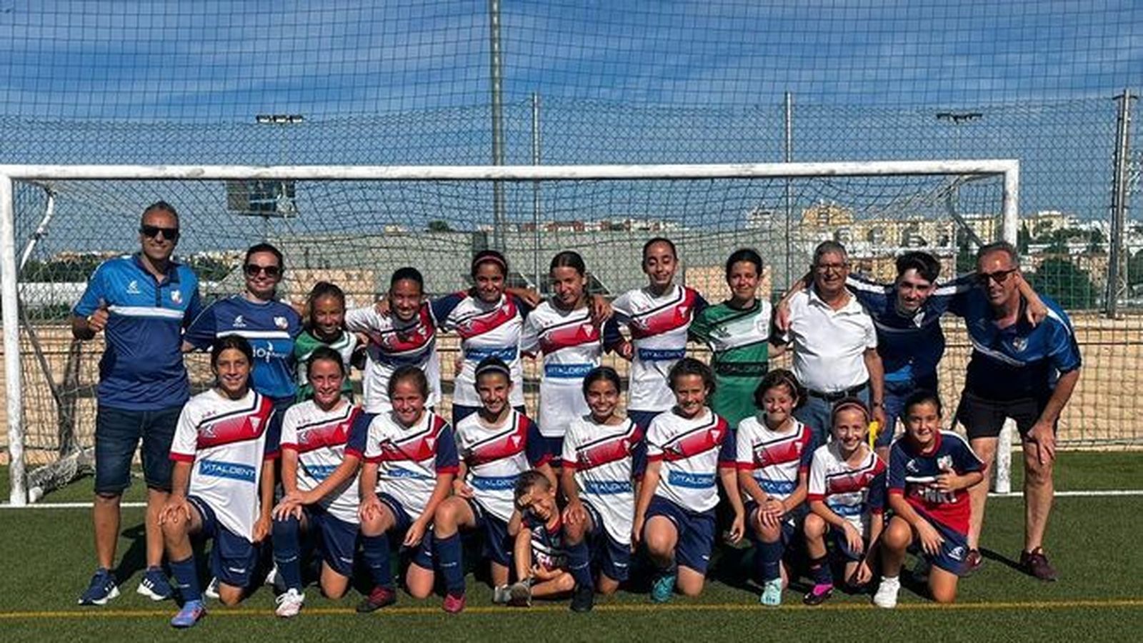 Jugadoras del Ciudad de Cádiz Alevín Femenino