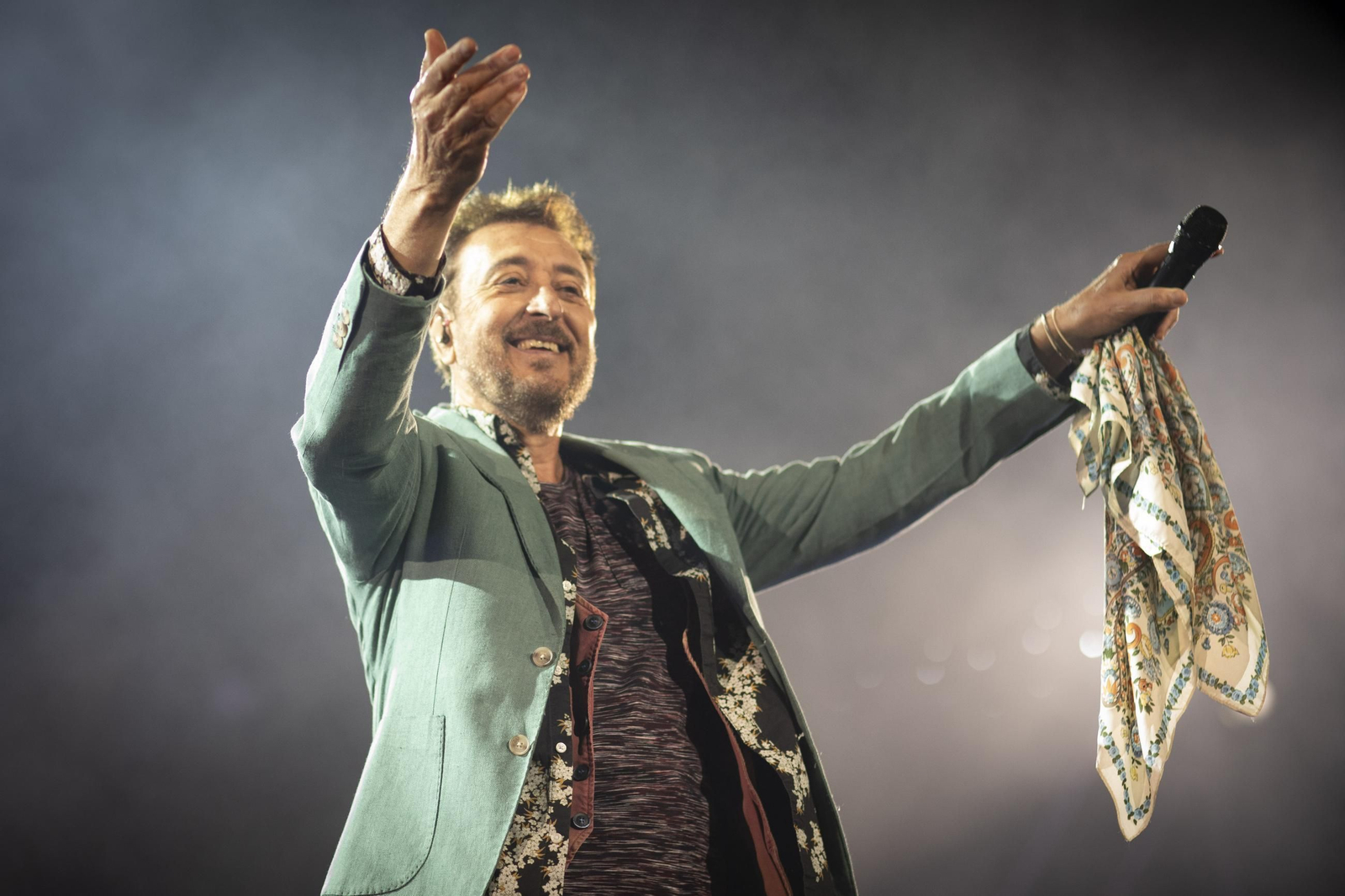El artista en su último concierto en Granada