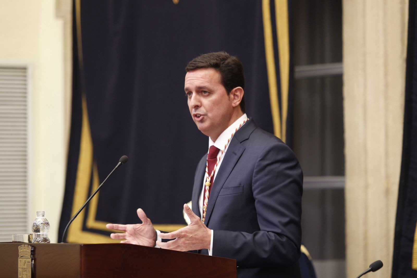 Pleno investidura Presidente Diputación de Almería. Javier Aureliano García