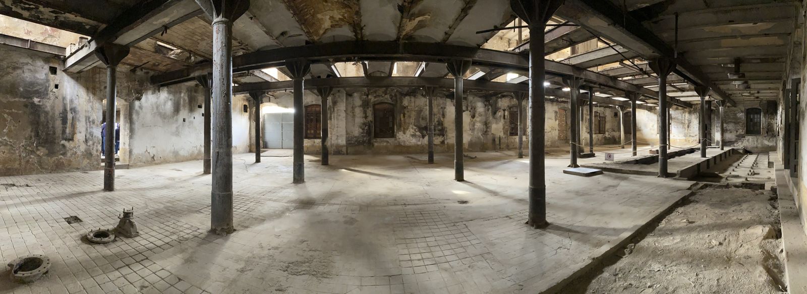 Vista de uno de los espacios de la nave principal