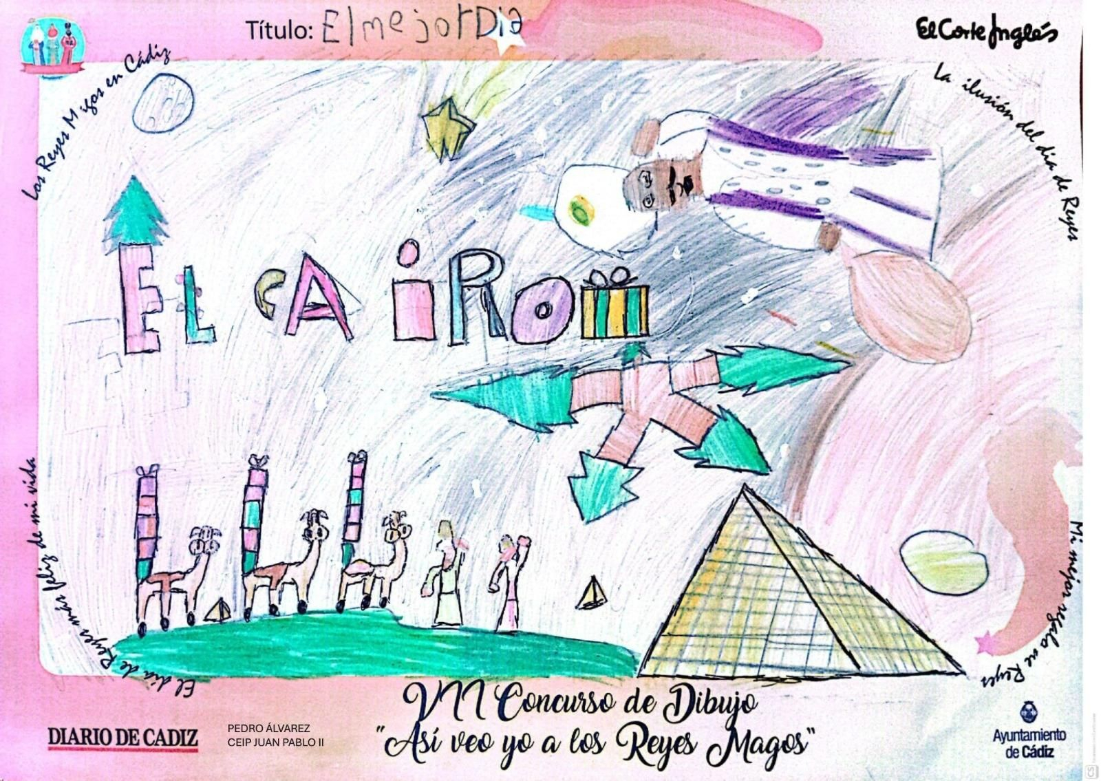 Los dibujos finalistas del concurso 'Así veo yo a los Reyes Magos'