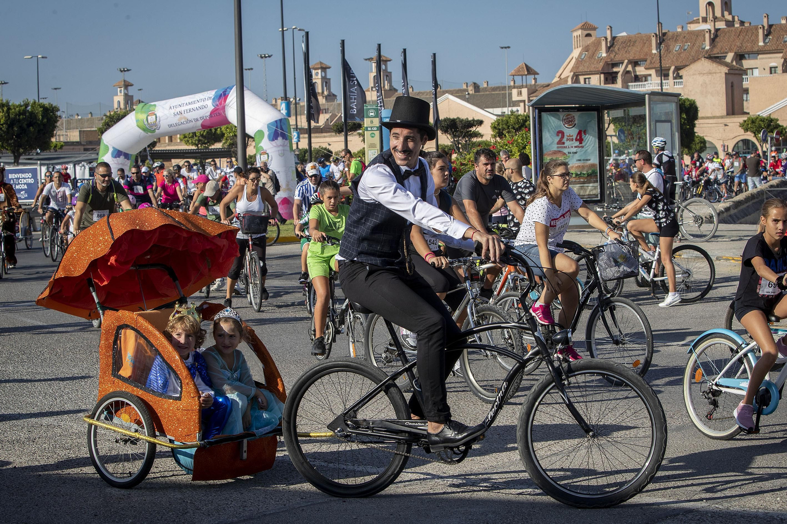 Las imágenes del Día de la Bicicleta en San Fernando