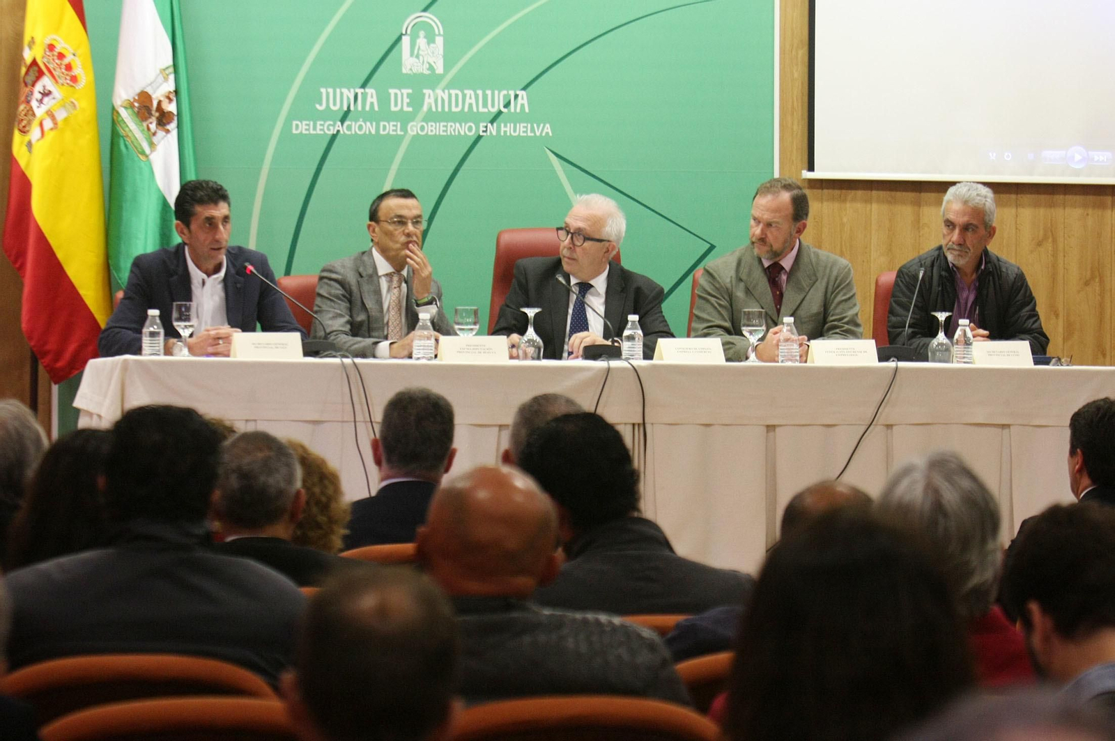 Presentación del Pacto Andaluz por la Industria en la delegación de la Junta en Huelva