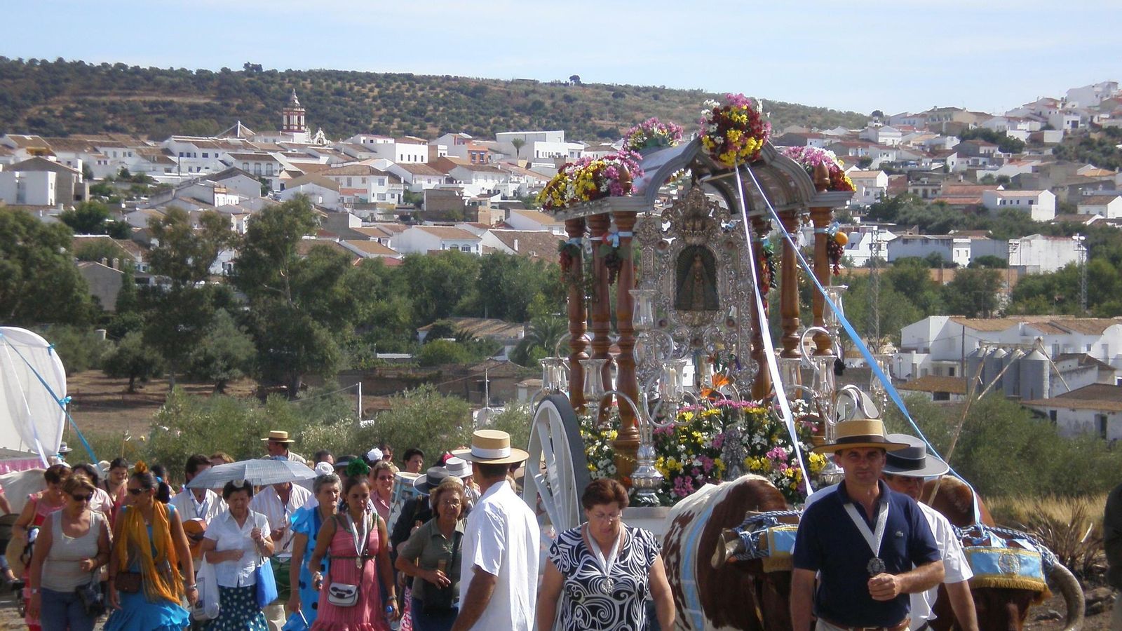 La romería de Escardiel. La romería de Escardiel.