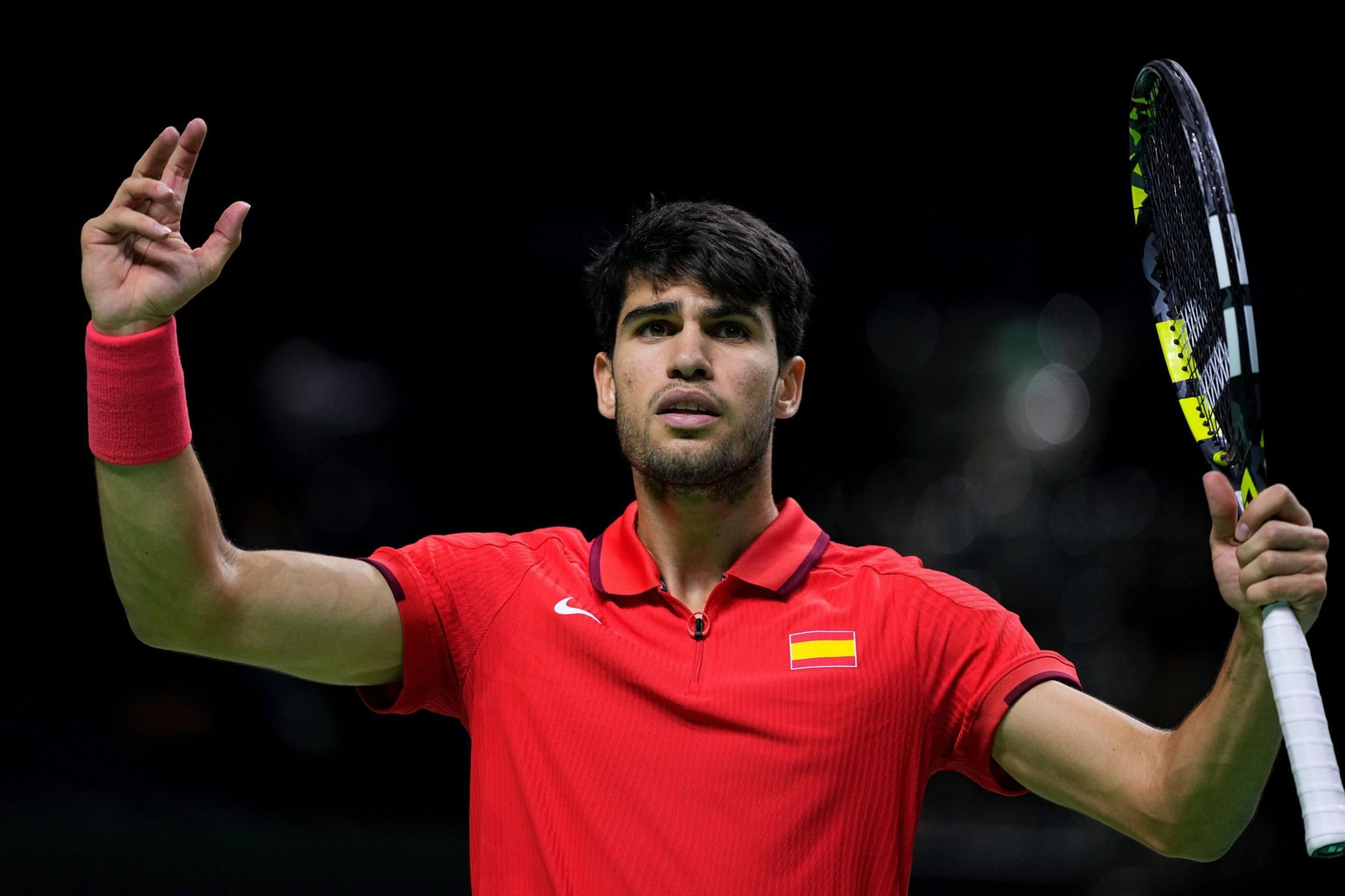 Las fotos de la derrota de España en el dobles ante Países Bajos