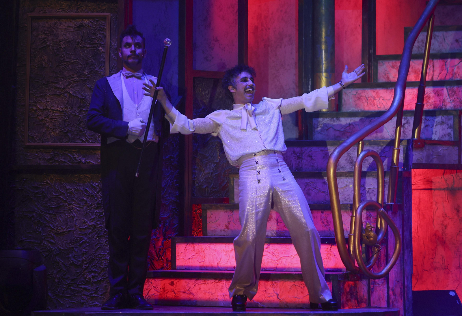 El estreno del espectáculo 'The Hole X' en Málaga, en fotos