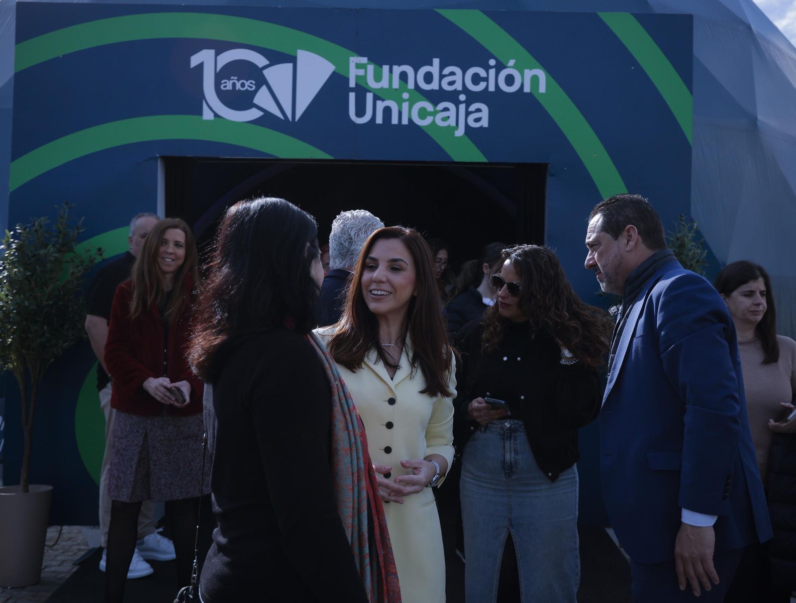 Las fotos de la gran cúpula de la Fundación Unicaja