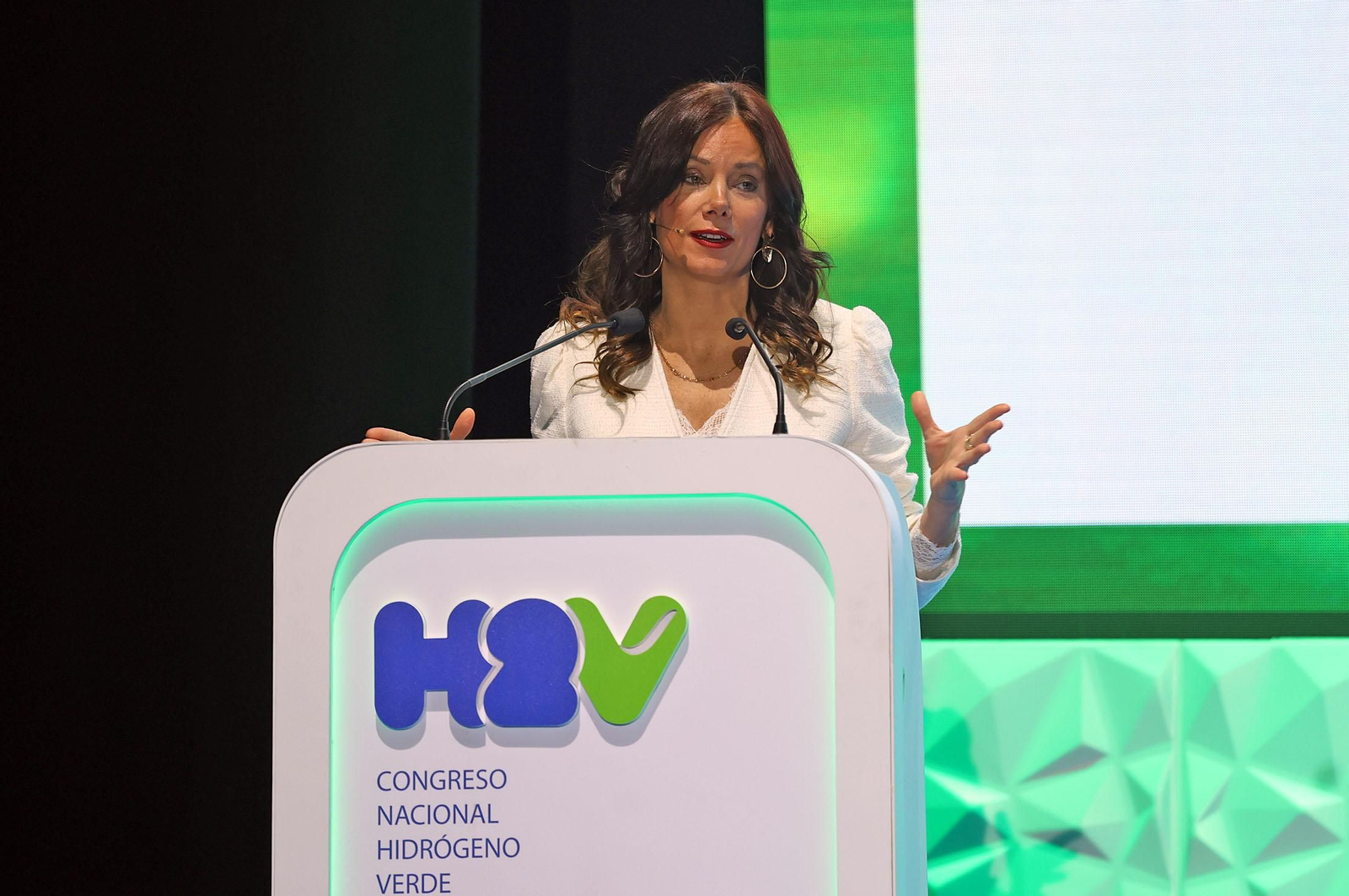 Imágenes de la inauguración del II Congreso Nacional de Hidrógeno Verde celebrado en Huelva