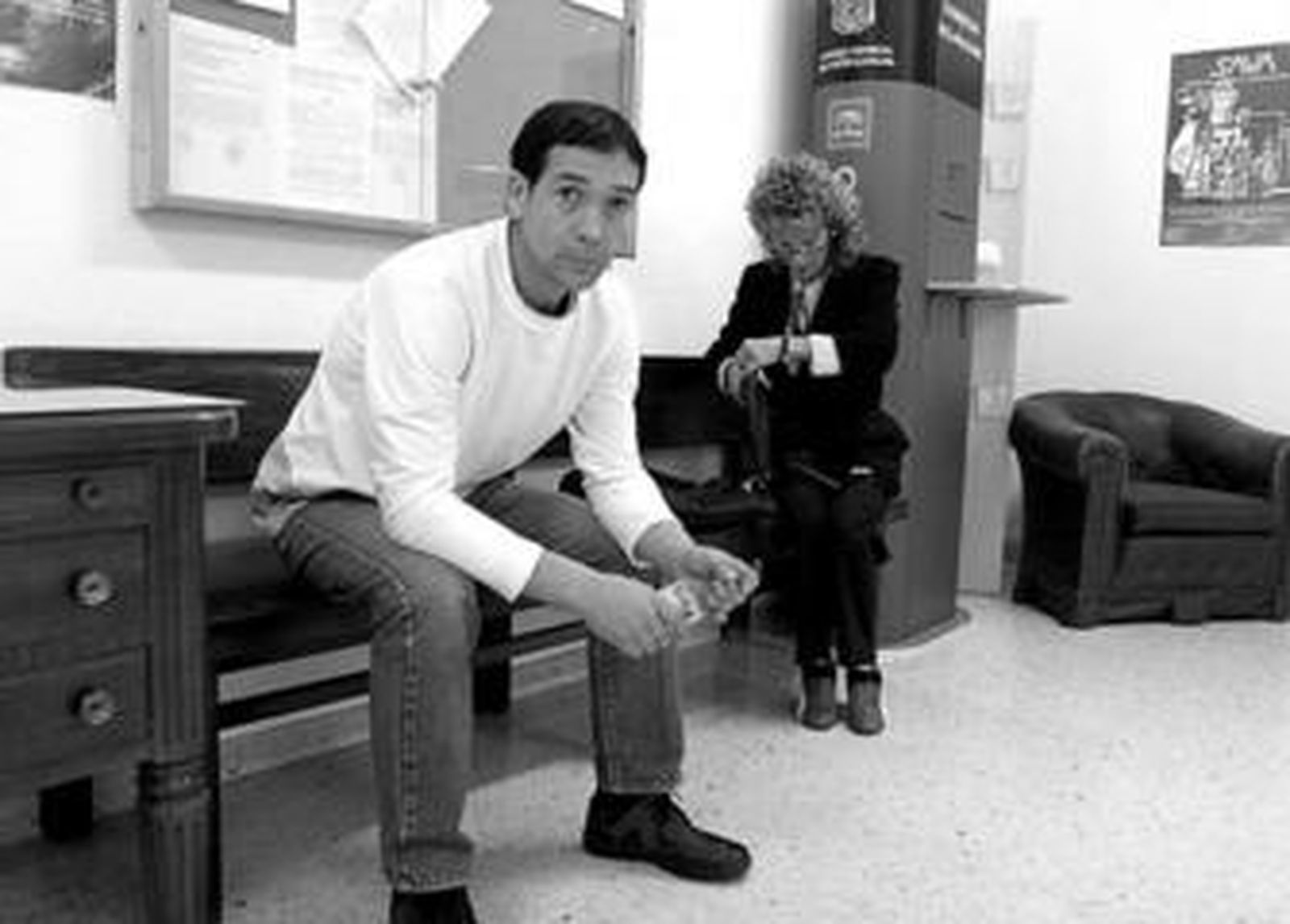 El único imputado en la causa, Emilio Perdigón, en los juzgados de Valverde el pasado noviembre.