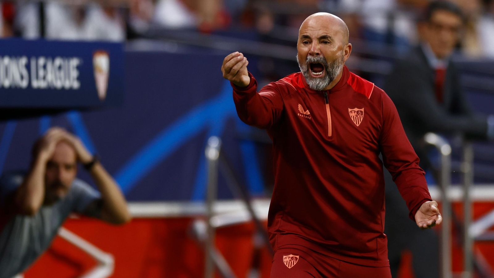 Sampaoli durante su segunda etapa en el Sevilla.