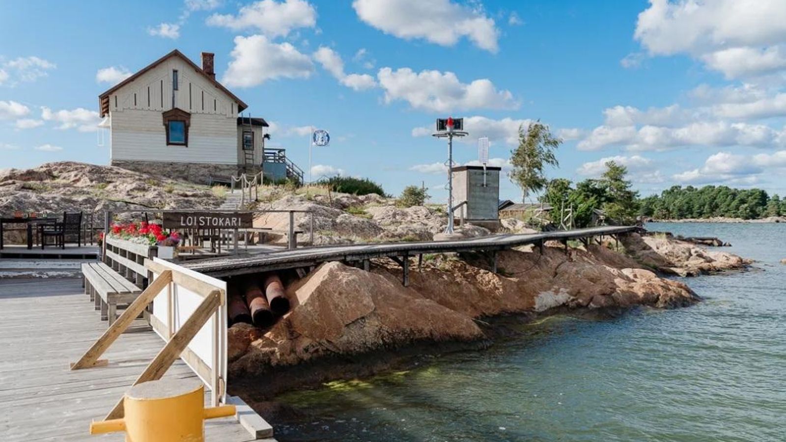 Isla privada en Turku, Finlandia.