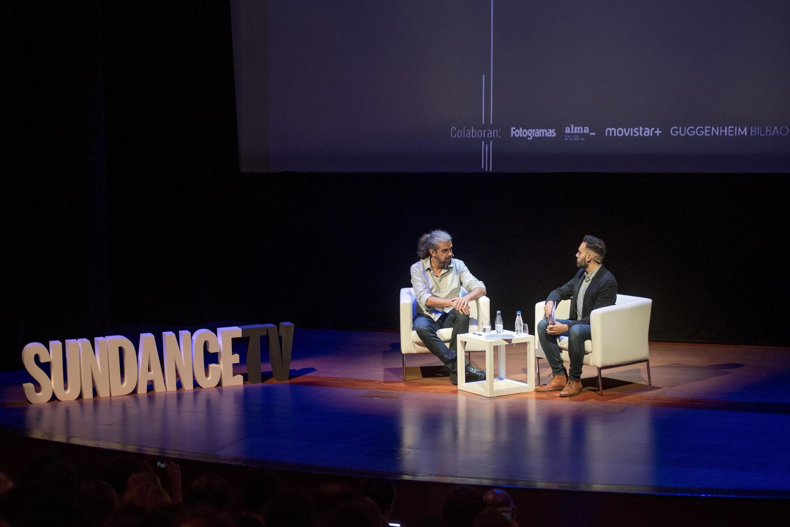 El director de cine durante la 'masterclass' impartida en el Museo Guggenheim de Bilbao organizada por SundanceTV.