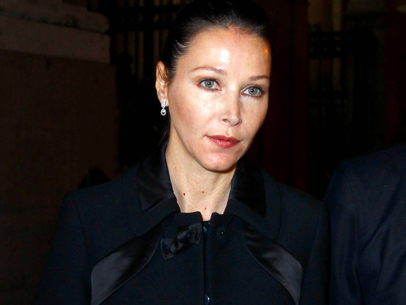 Esther Doña, días después de fallecer su marido, Carlos Falcó.