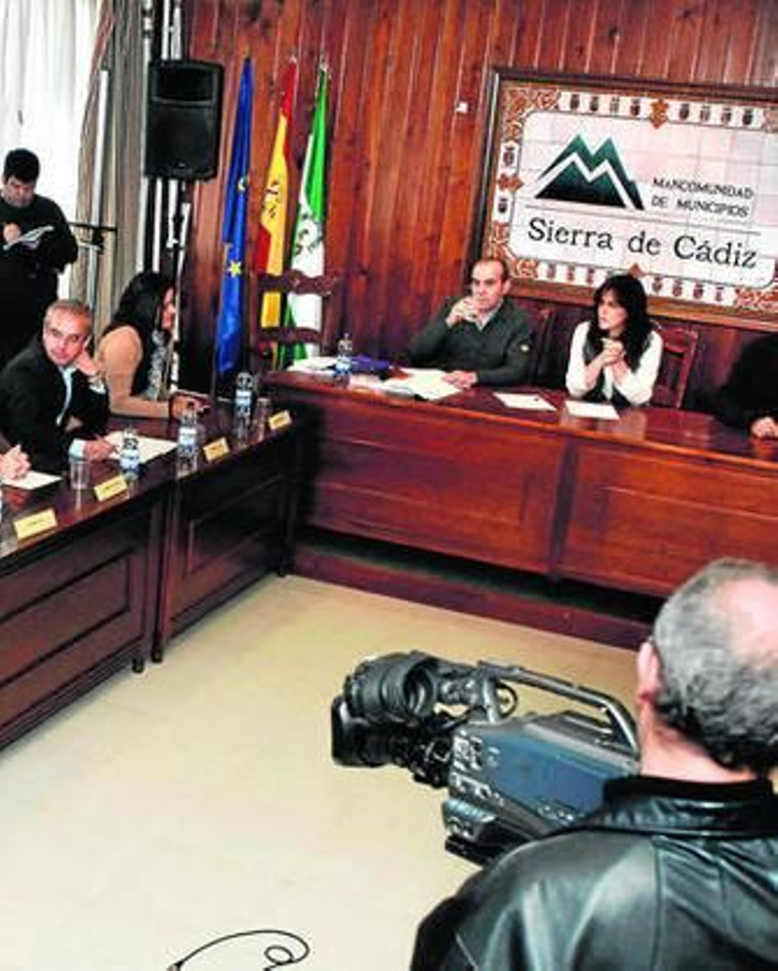 Imagen de un pleno de la Mancomunidad.