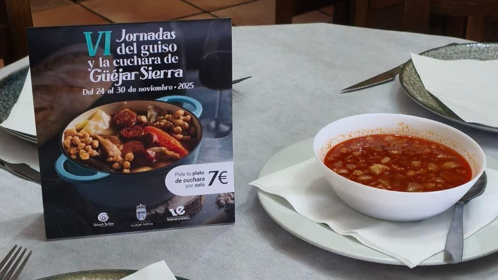 Las Jornadas del Guiso y la Cuchara de Güéjar Sierra tendrán lugar del lunes 24, al domingo 30 de noviembre