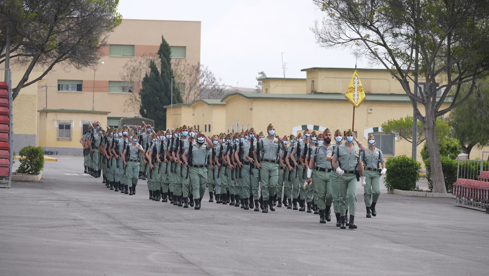 Fotogalería toma de posesión del General Melchor Marín Elvira. La Legión. Almería
