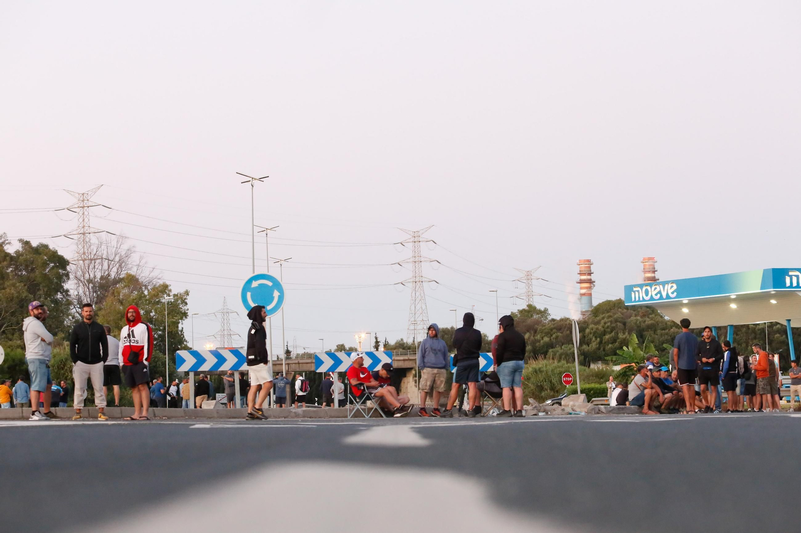 Fotos de la jornada del jueves de la huelga del metal en el Campo de Gibraltar