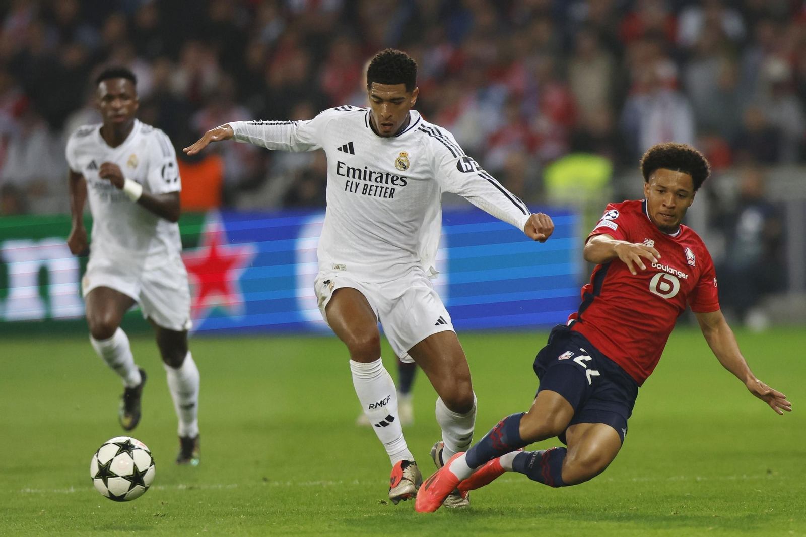 El Lille-Real Madrid, en fotos