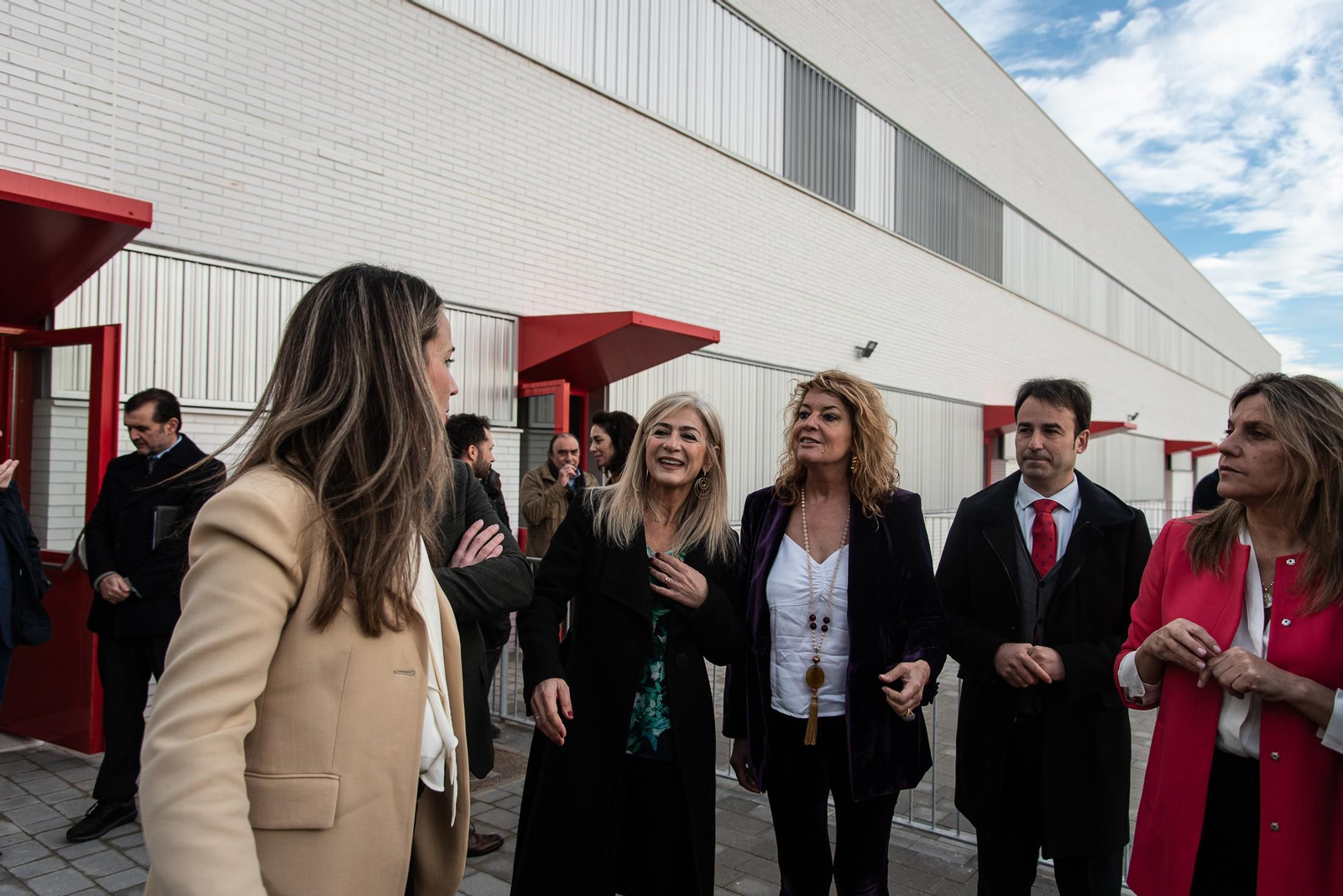 Imágenes de la visita de la Consejera de Desarrollo Educativo y Formación Profesional al nuevo colegio del Ensanche