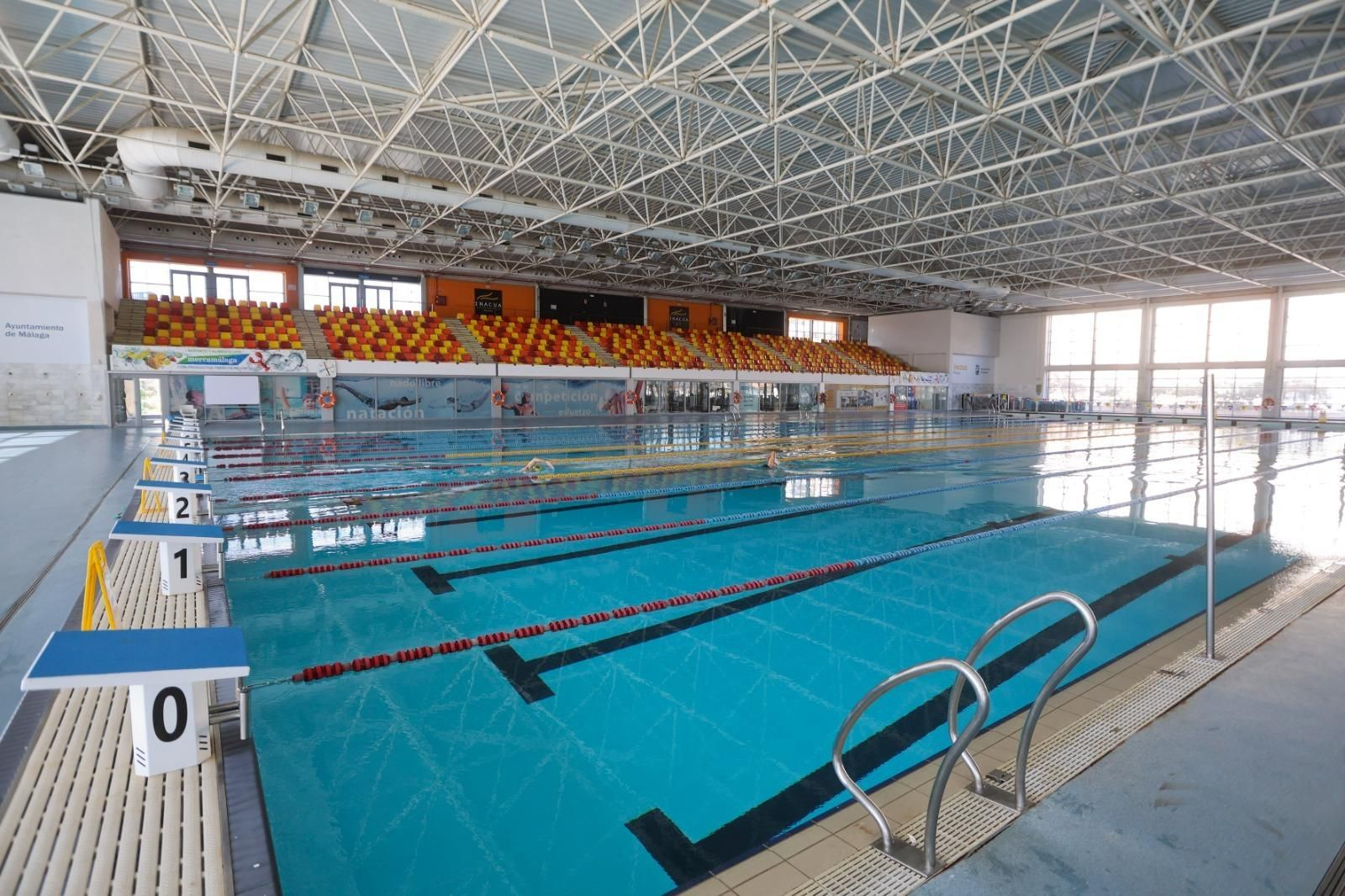 La reapertura de la piscina de 50 metros de Inacua, en imágenes