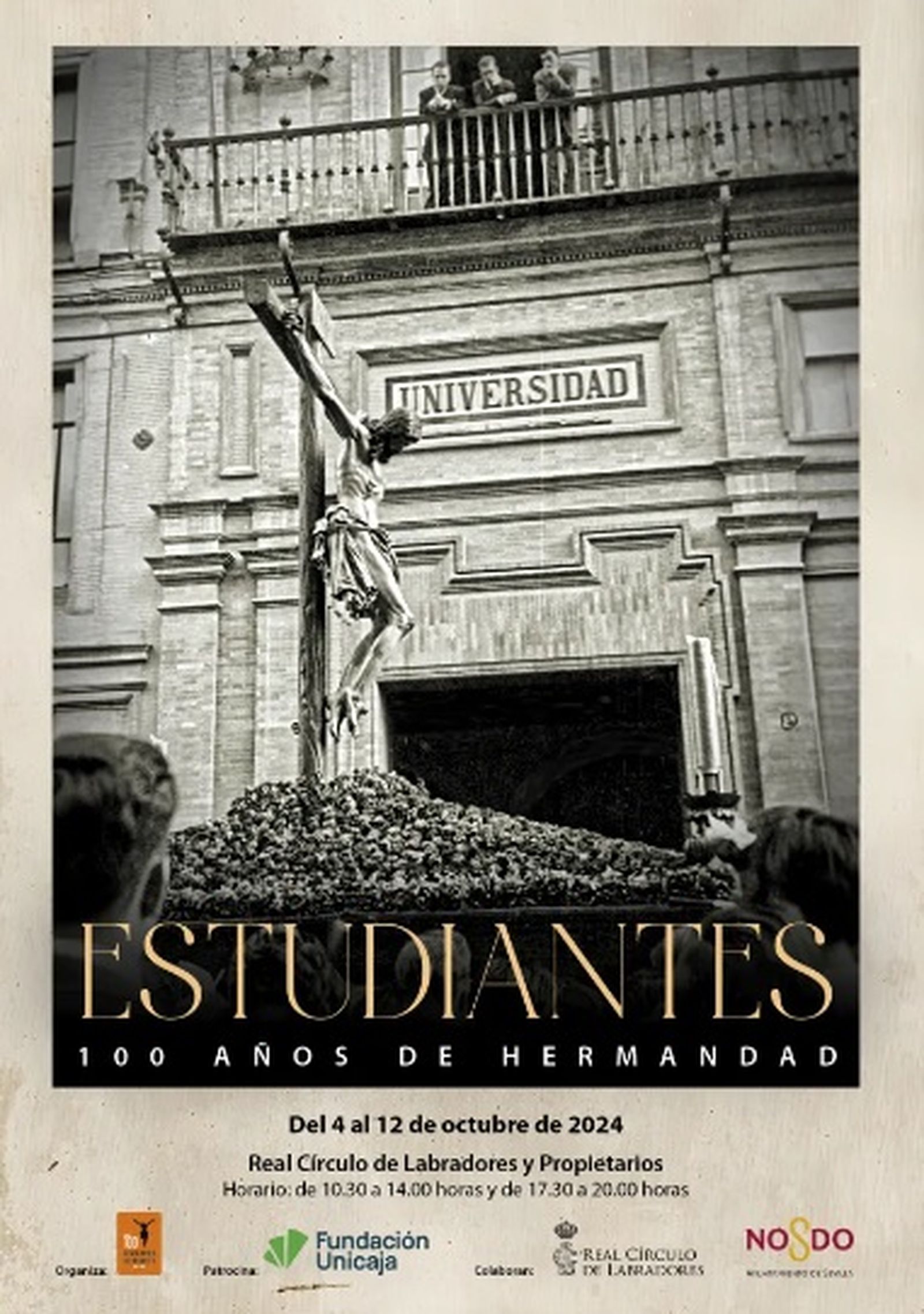 Cartel de la exposición conmemorativa