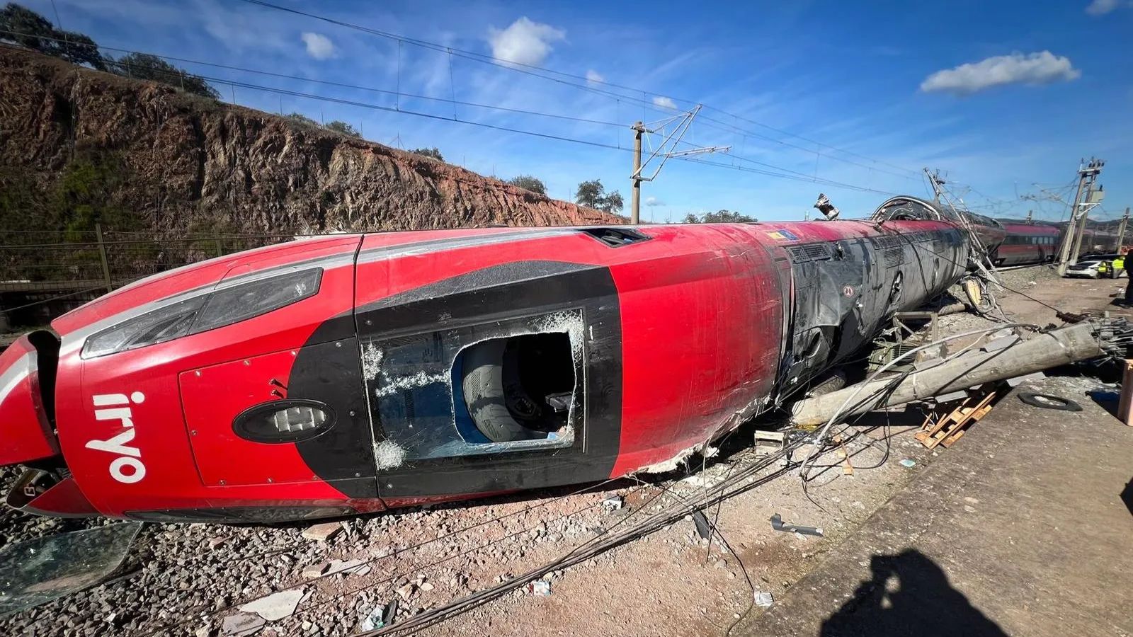 Tren Iryo accidentado en Adamuz.