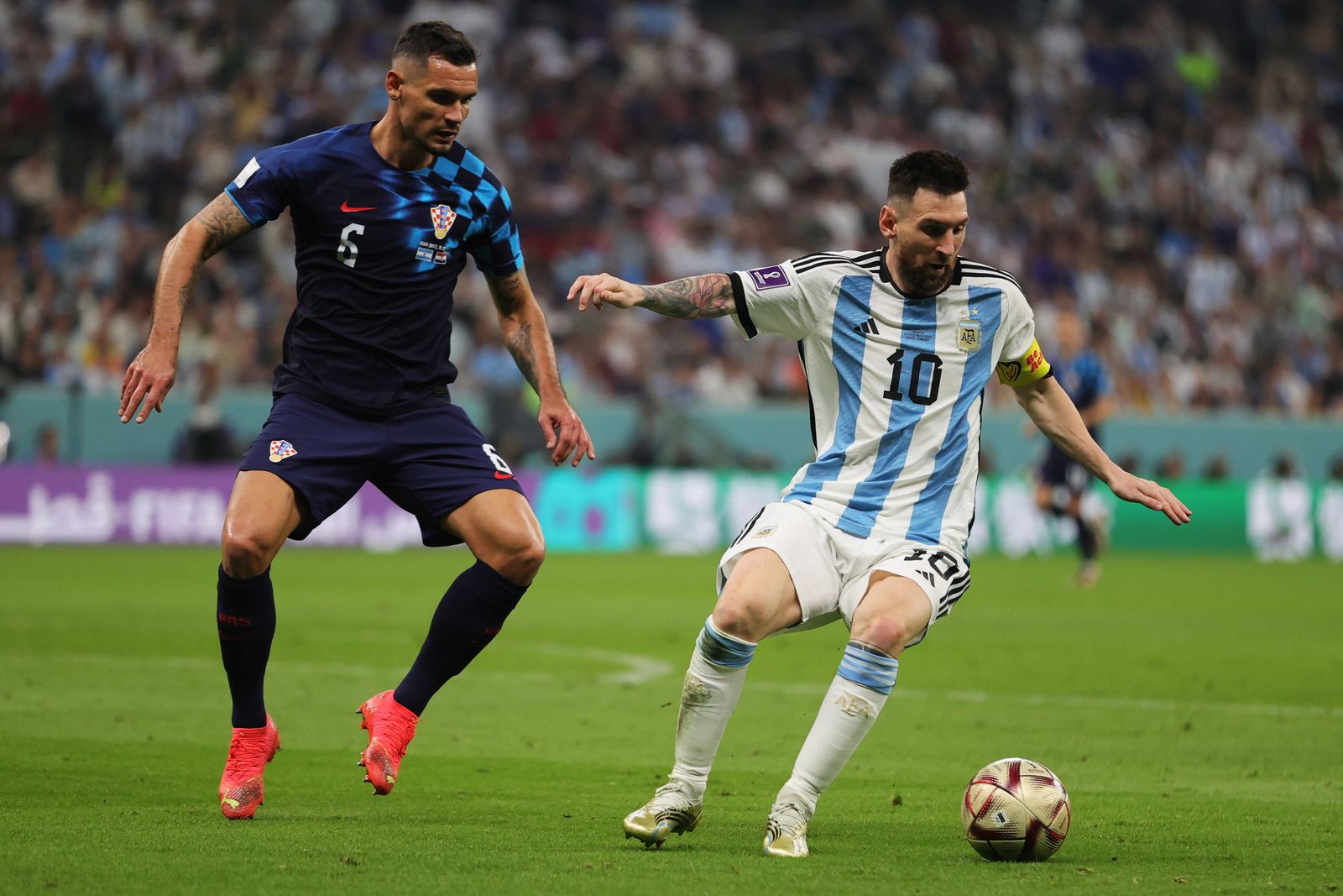 Las fotos de Messi contra Croacia