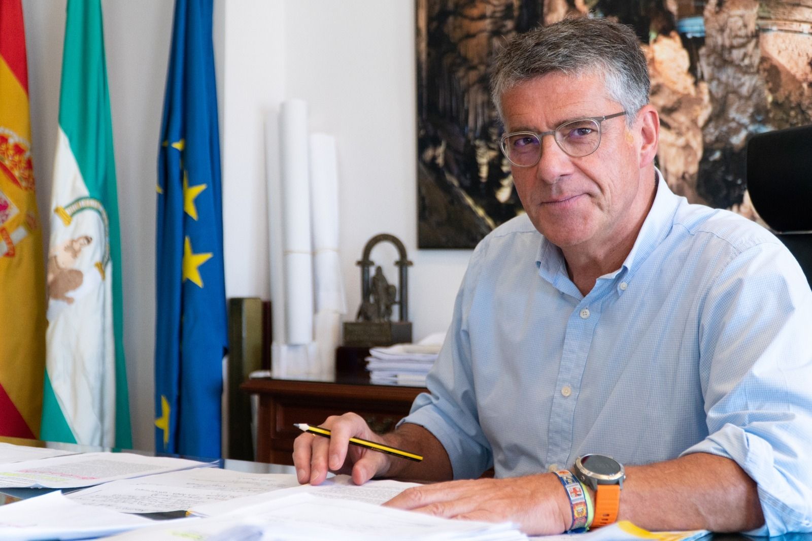 José Alberto Armijo, alcalde de Nerja.