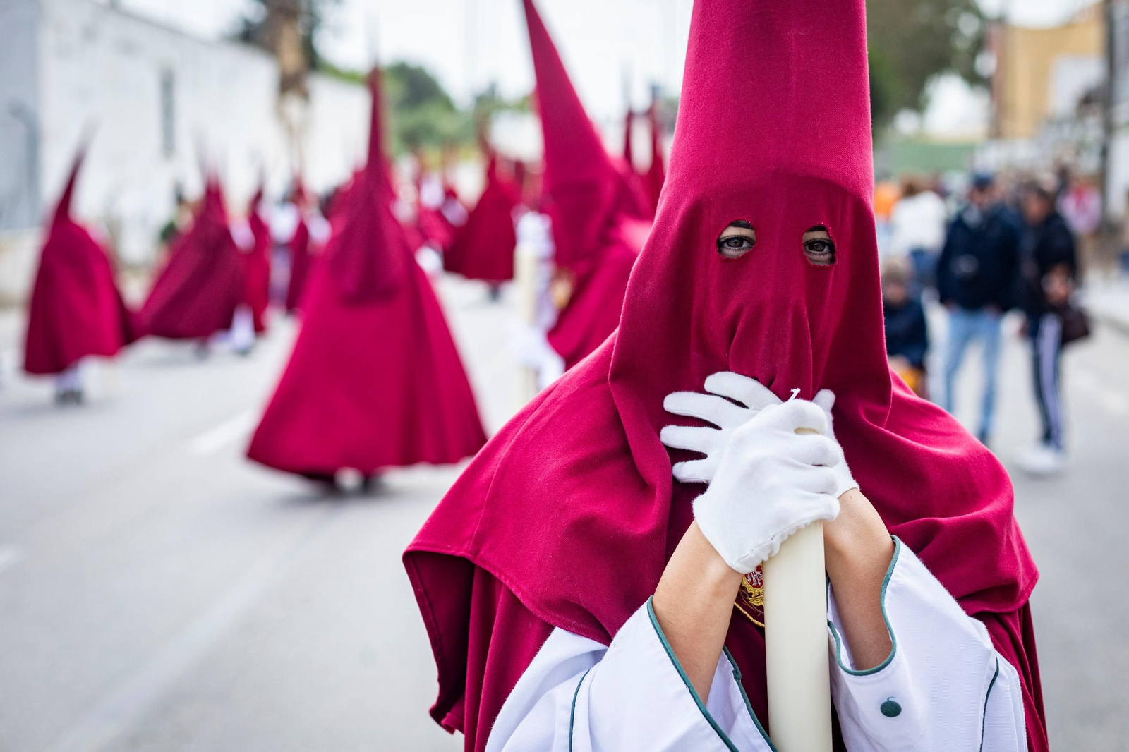 Las imágenes de la hermandad de Tres Caídas en la Semana Santa de San Fernando 2024