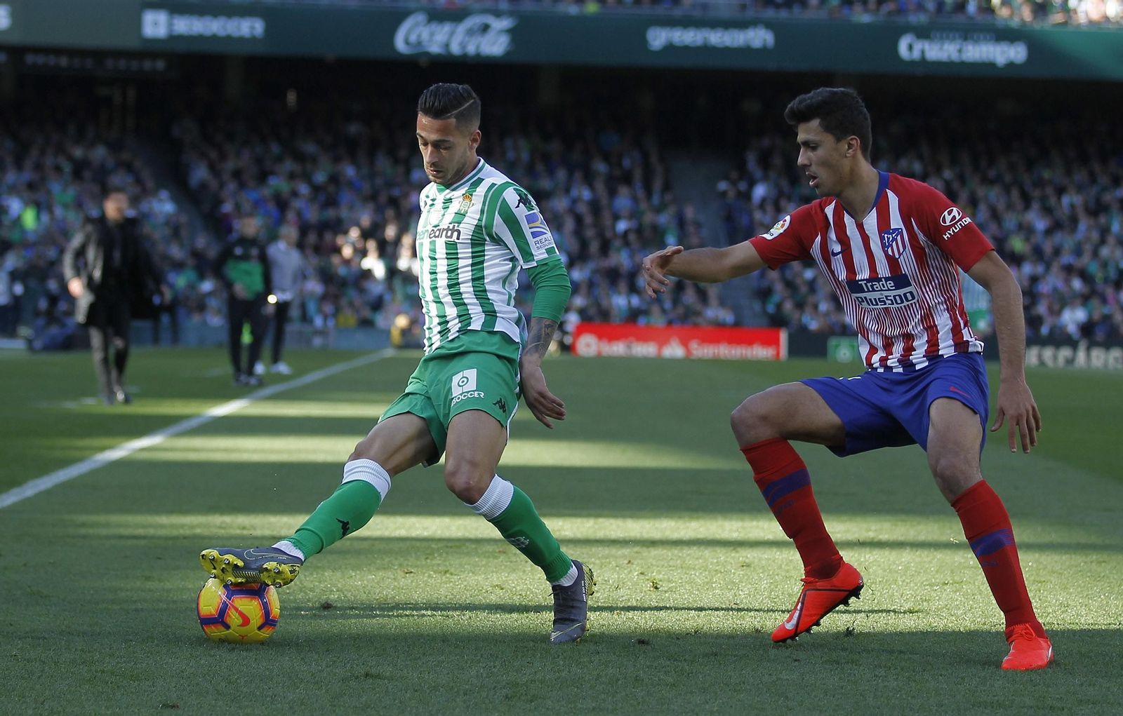 El Betis-Atlético de Madrid, en imágenes