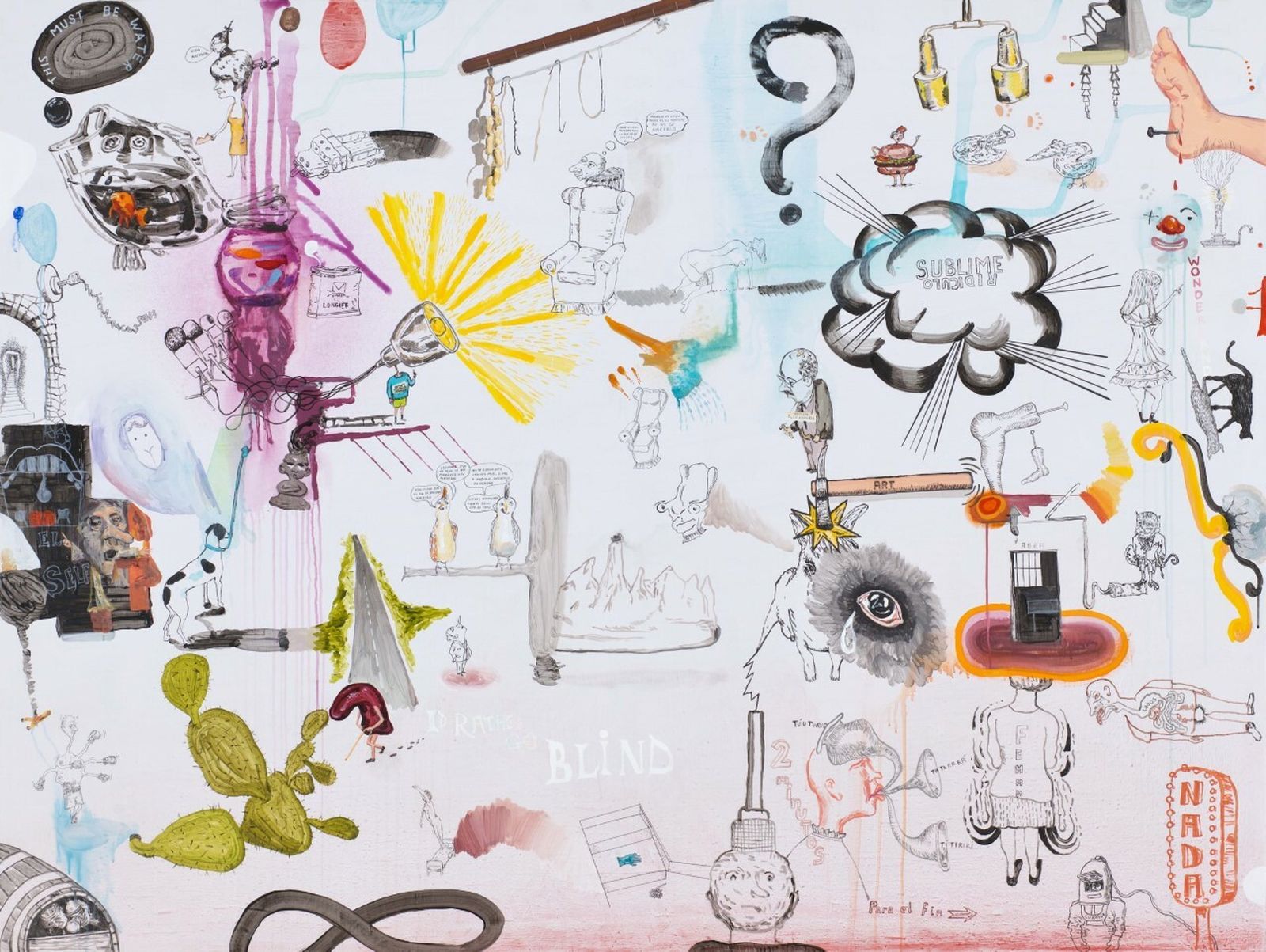 'Lentas masacres del yo', una de las obras de González.