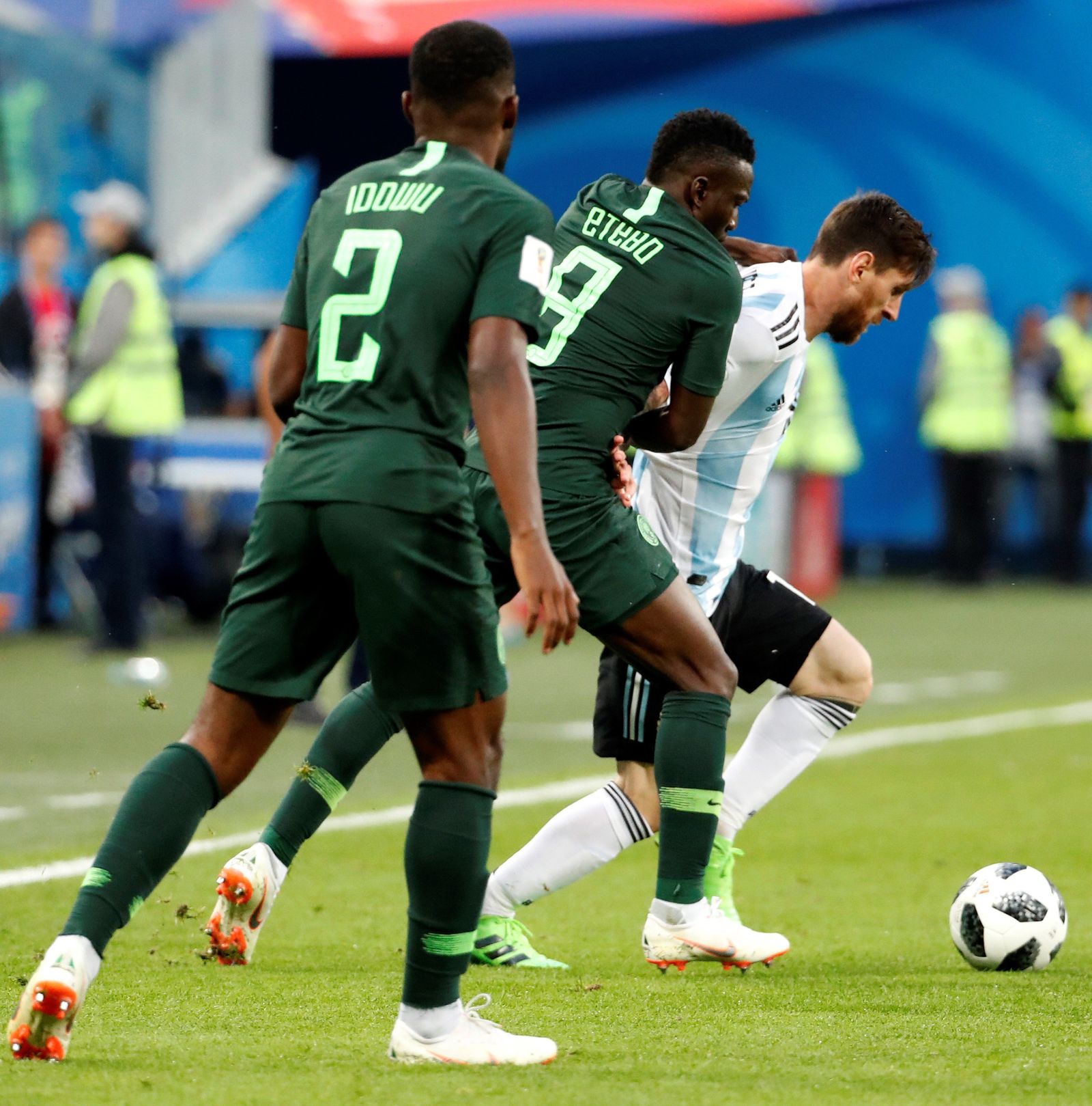 Las imágenes del Nigeria-Argentina