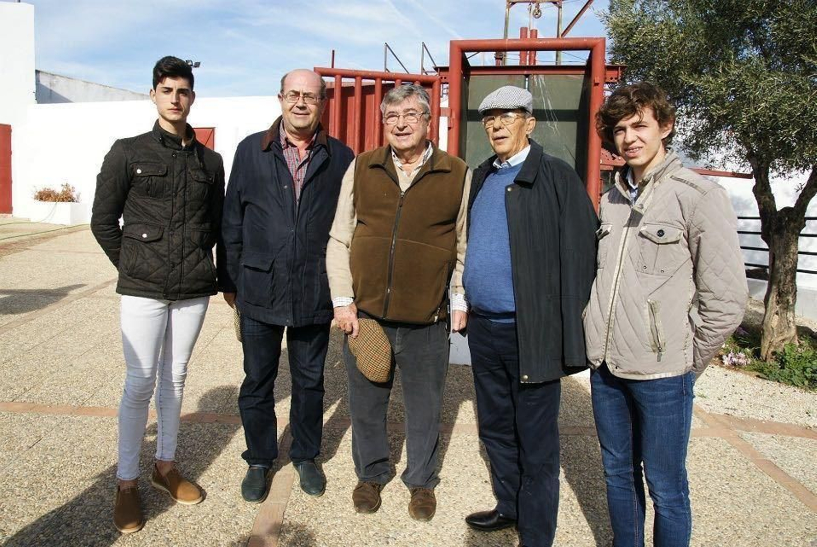 Un momento de una de las excursiones del grupo a una ganadería.