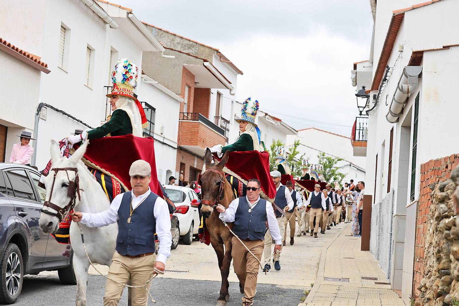 Las imágenes de la romería de San Benito Abad en el Cerro del Andévalo de Huelva