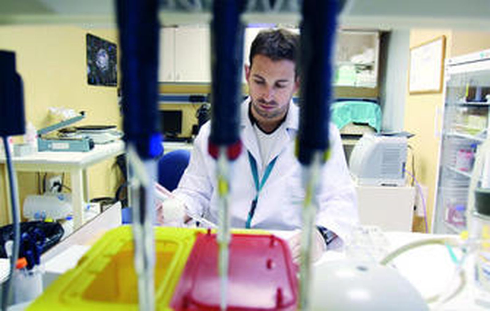 Laboratorio del Hospital Clínico Universitario.