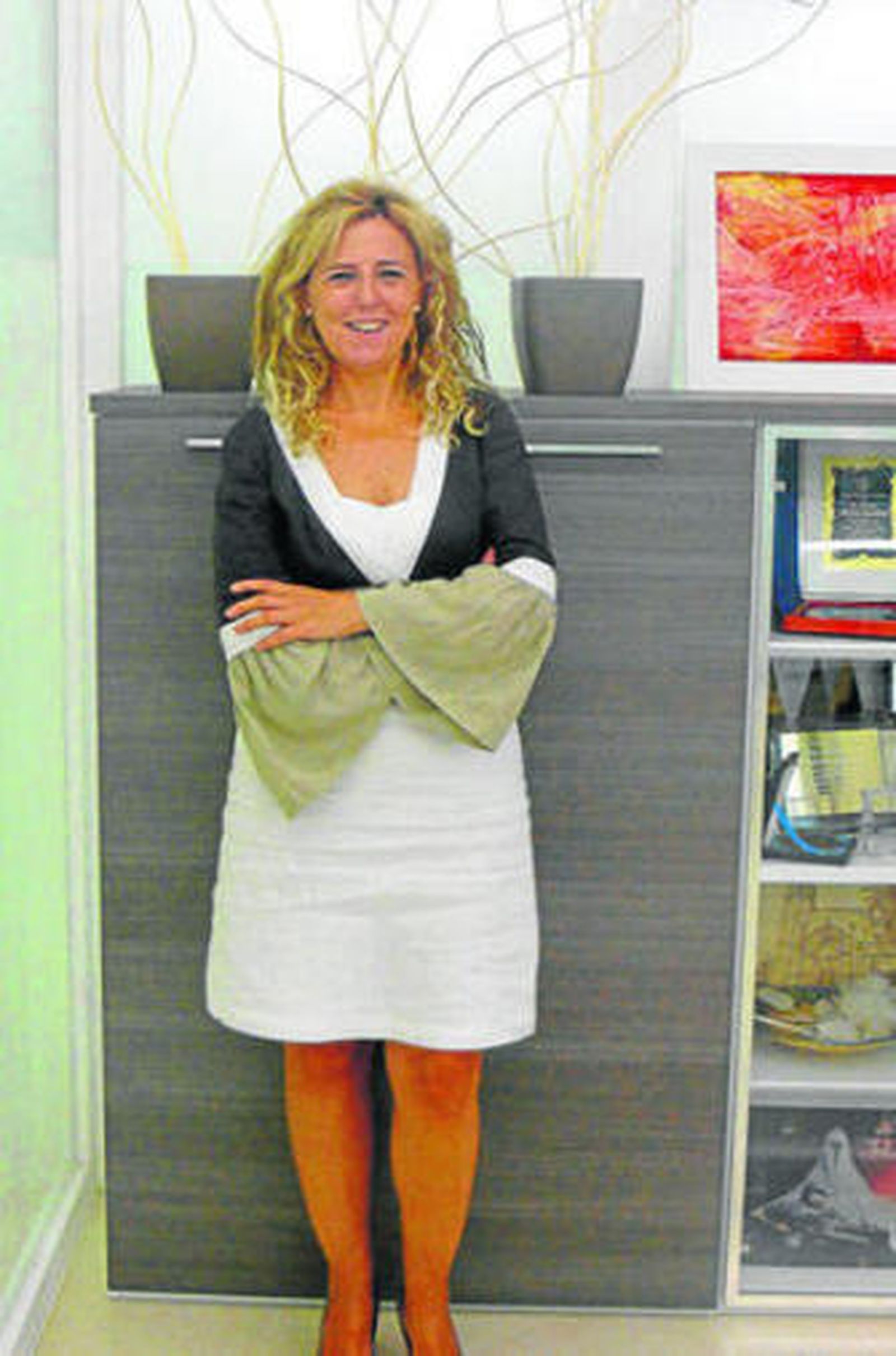Pilar Ortega en su despacho.