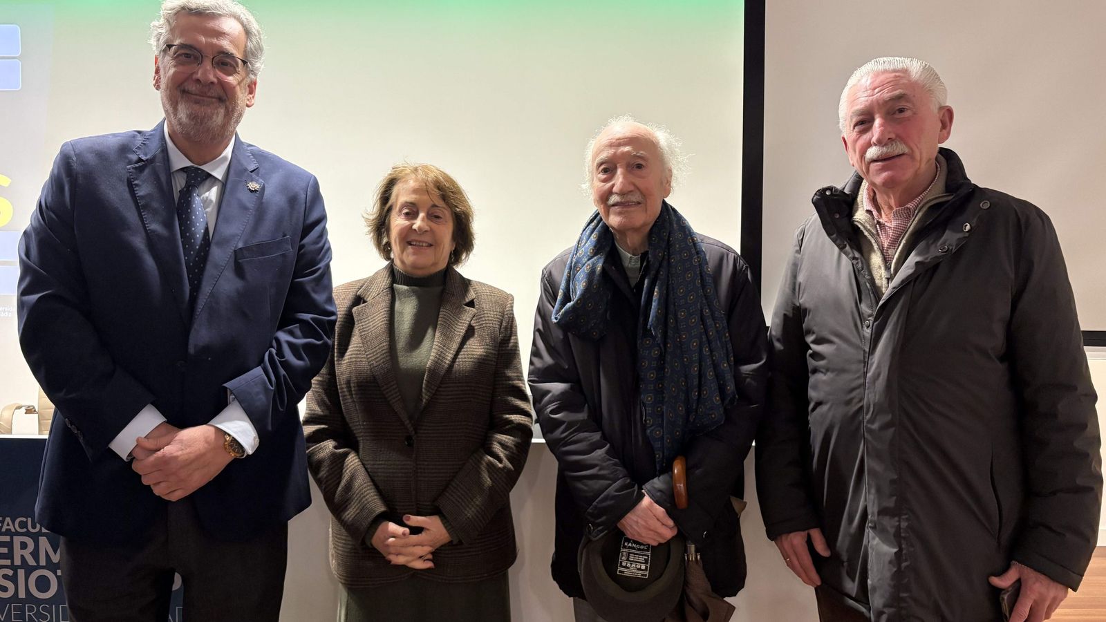 José Almenara, Carolina Camacho, Antonio Macías y Antonio Gómez de Barreda.