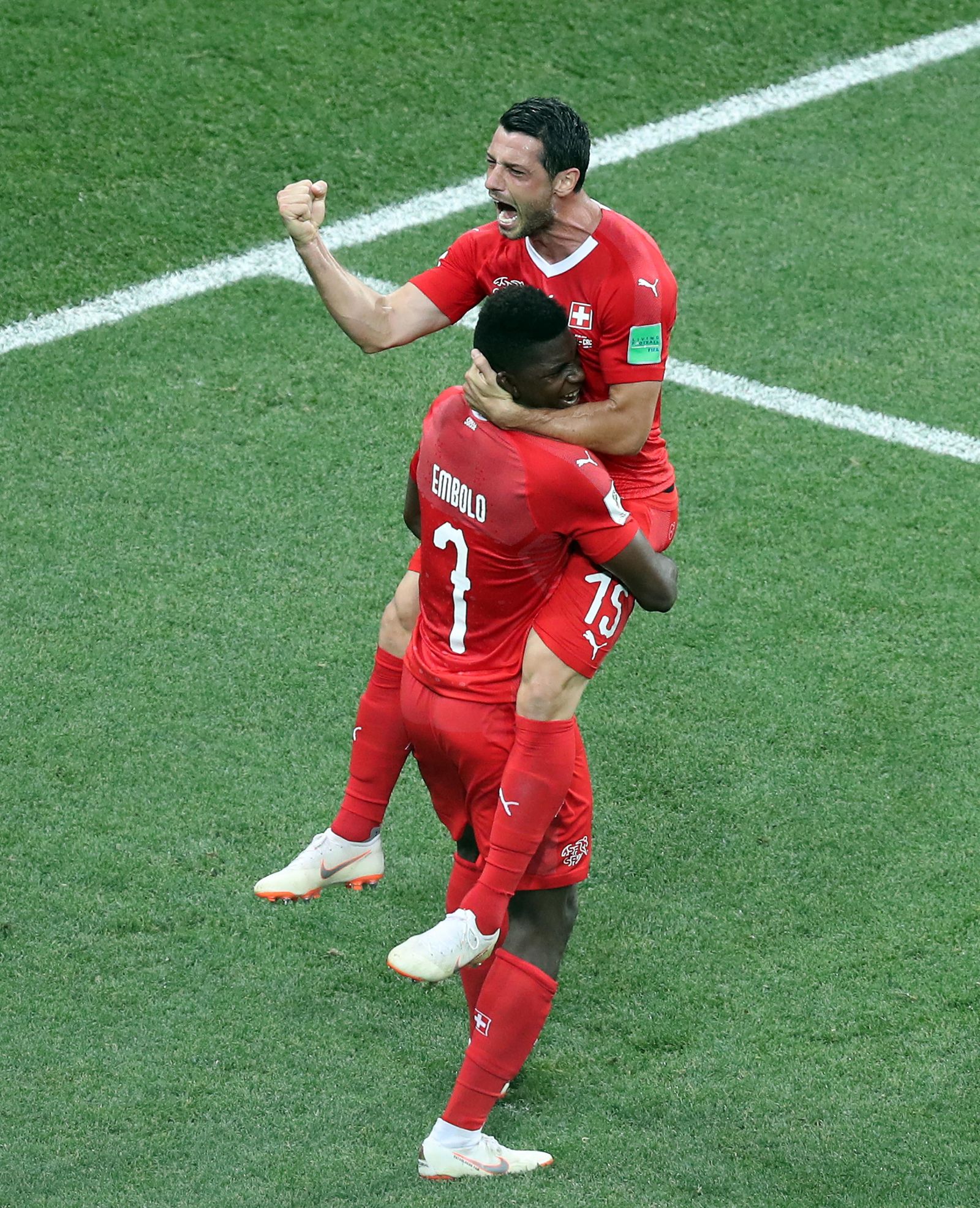 Las imágenes del Suiza-Costa Rica