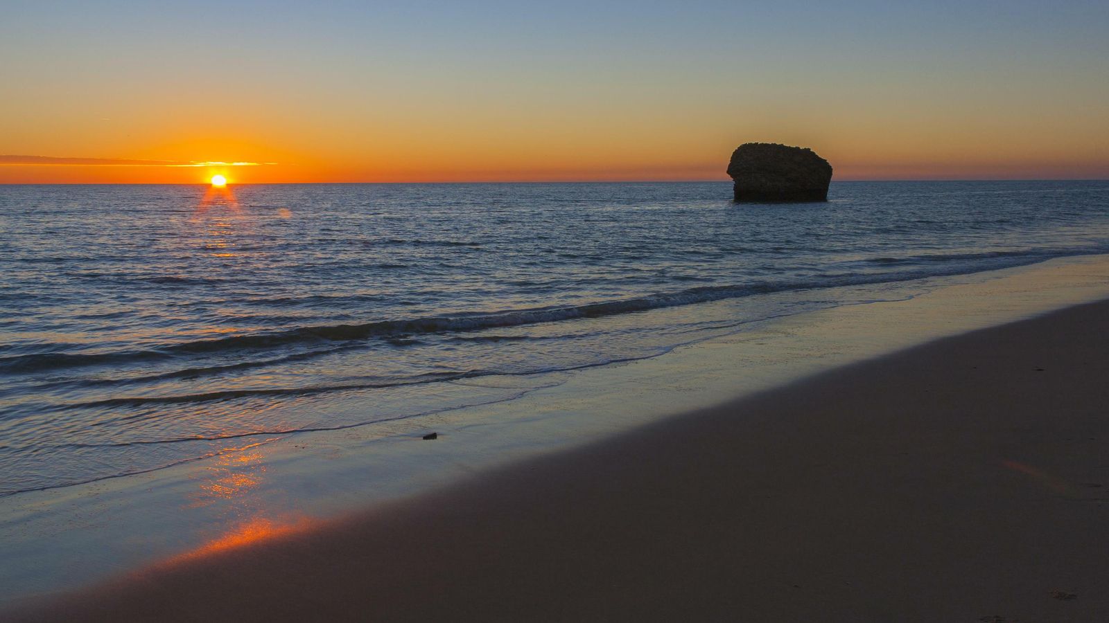 Un atardecer de ensueño en Matalascañas.